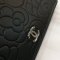 Chanel Wallet Zip​ Drganizer Camllia Embossed​ Black Lambskin​ SHW holo15(copy)
