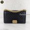 Chanel Boy Cavier GHW 10 Caviar