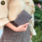 Celine Medium Strap Wallet In Grained Calfskin Calf แบรนด์เนมมือสอง 