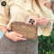 Coach F16109 Large Wristlet Double Zip Khaki แบรนด์เนมมือสอง