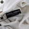 Dolce&gabbana White Logo Tape Hoodie Cotton