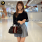 Bally Leather striped Handle Bag