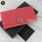 Bvlgari Wallet Calf ชมพู แบรนด์เนมมือสอง