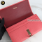 Bvlgari Wallet Calf ชมพู แบรนด์เนมมือสอง