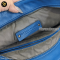 Bottega Blue intrecciato Leather Messenger Bag
