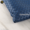 Bottega Blue intrecciato Leather Messenger Bag