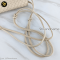 Bottega Intrecciato Shoulder Bag Lamb ขาวงาช้าง	แบรนด์เนมมือสอง