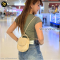 Bottega Intrecciato Shoulder Bag Lamb ขาวงาช้าง	แบรนด์เนมมือสอง