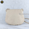 Bottega Intrecciato Shoulder Bag Lamb ขาวงาช้าง	แบรนด์เนมมือสอง