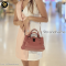 Bottega Pink Intrecciato Woven Nappa Leather Mini Roma Tote Bag Leather