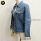 Burberry Blue Label Denim Jacket Jean Nova Check