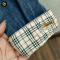 Burberry Blue Label Denim Jacket Jean Nova Check