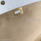 Celine Trapez Calf-หนังกลับ Beige Black แบรนด์เนมมือสอง