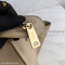 Celine Trapez Calf-หนังกลับ Beige Black แบรนด์เนมมือสอง