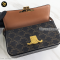 Likenew Celine Claude Triomphe Shoilder Bag Trimphe Canvas #CI00060