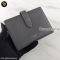 Celine Medium Strap Wallet In Grained Calfskin แบรนด์เนมมือสอง 