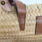 Celine Medium Supple Celine Classic Panier In Raffia And Calfskin