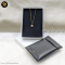 Celine Triomphe Rhinestone Necklace Gold Finish Brass Crystal