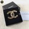 Chanel AB5369 Brooch CC Light Gold