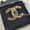 Chanel AB5369 Brooch CC Light Gold