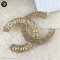 Chanel AB5369 Brooch CC Light Gold