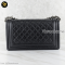 Chanel Boy 10 Black Caviar RHW