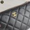 Chanel	CC Cosmetic Pouch Quilited Cavier Small