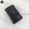 Chanel Cambon Line Key Case Black Pink CoCo Mark Leather