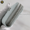 Chanel Card Holder Zipper Coin Caviar Light Blue
