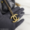 Chanel Castle Rock Bowling Bag Lambskin Leather GHW