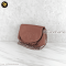 Chanel Caviar Half Moon Wallet On Chain WOC Coral