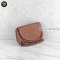 Chanel Caviar Half Moon Wallet On Chain WOC Coral