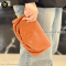 Chanel Caviar Half Moon Wallet On Chain WOC Coral