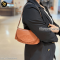 Chanel Caviar Half Moon Wallet On Chain WOC Coral