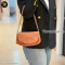 Chanel Caviar Half Moon Wallet On Chain WOC Coral