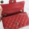 Chanel Classic 8 red cavier shw Caviar