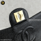 Chanel Classic Flap Mini Square Chain Shoulder bag black Caviar