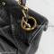 Chanel Classic Flap Mini Square Chain Shoulder bag black Caviar