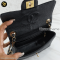 Chanel Classic Flap Mini Square Chain Shoulder bag black Caviar