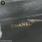 Chanel Classic Flap Portfolio Caviar Briefcase Black Leather Laptop Bag