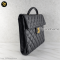 Chanel Classic Flap Portfolio Caviar Briefcase Black Leather Laptop Bag