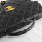 Chanel Classic Flap Portfolio Caviar Briefcase Black Leather Laptop Bag