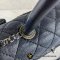 Chanel Coco 9.5 Flap Bag With Top Handle in Navy