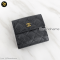 Chanel Compact Double wallet in caviar