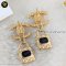 Chanel	Earring CC Gold