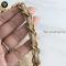 Chanel Hobo Hand Bag chain crossbody strep tweed beige multicoler