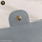 Chanel Medium 6″ Tri-Fold Light Blue Caviar Wallet GHW