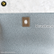 Chanel Metallic Caviar Quilted Coco Handle Flap Light Blue	Microchip