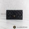 Chanel Sarah Long Flap Wallet GHW Caviar