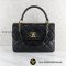 Chanel Trendy cc small flap in black